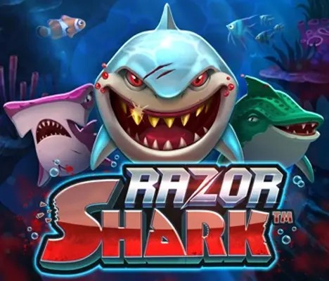 Official Slots logo: Razor Shark by Push Gaming at Vemabet (Vemapostar)