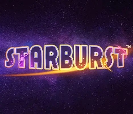 Starburst slot logo by NetEnt at Vemabet (Vemapostar)